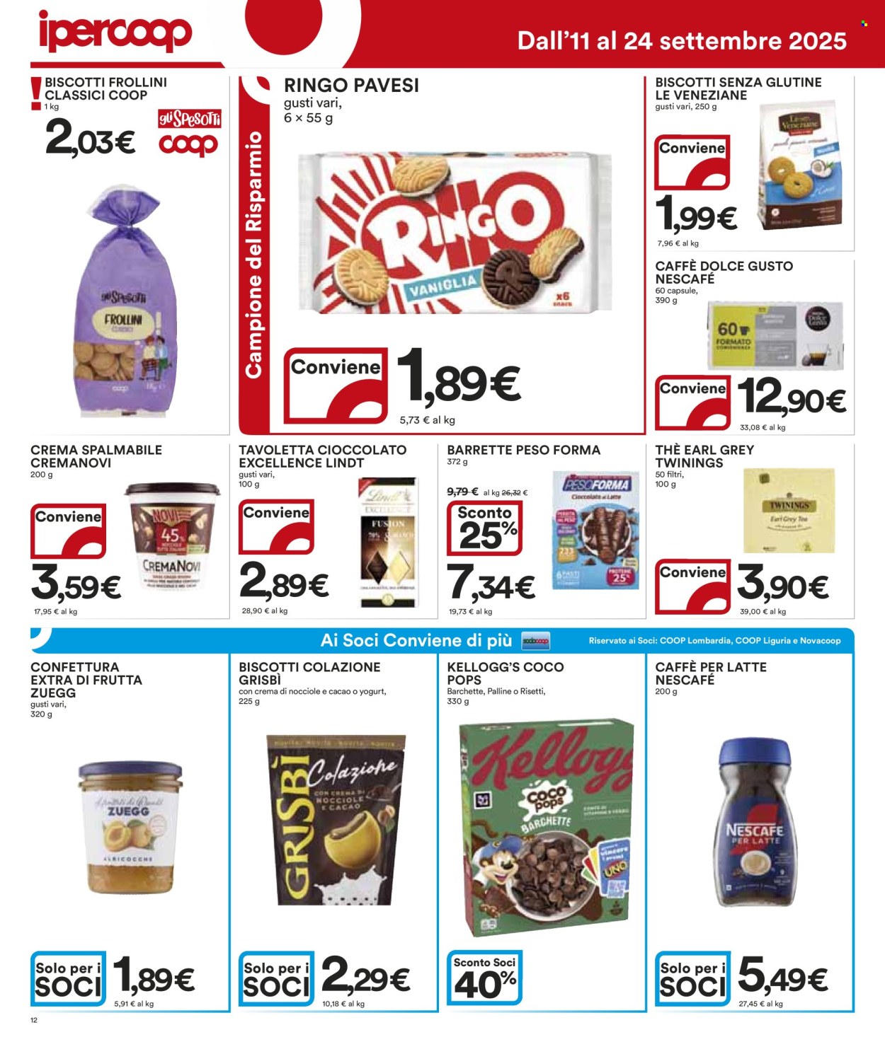 Volantino Coop - 11/9/2025 - 24/9/2025. Pagina 12