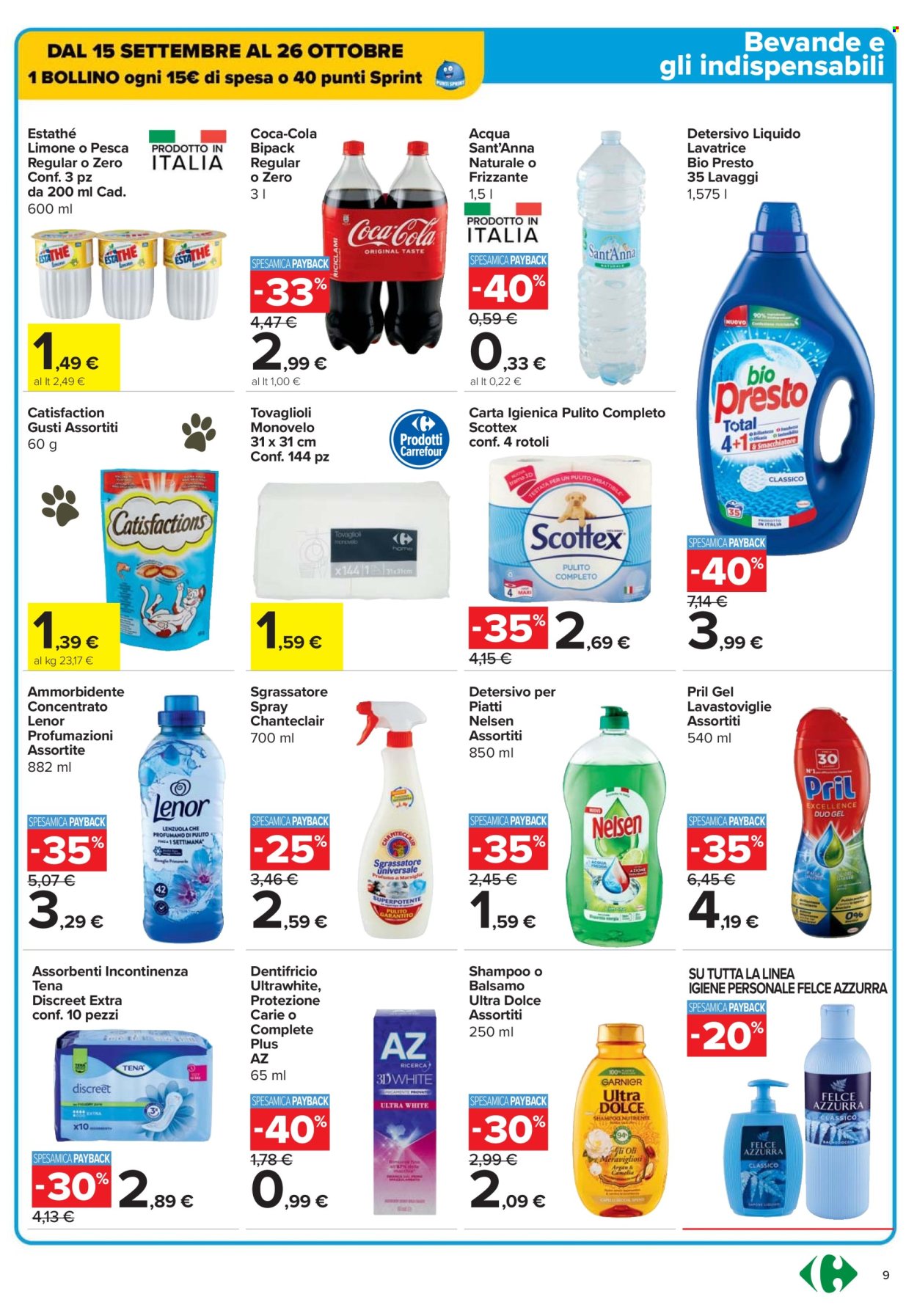 Volantino Carrefour - 18/9/2025 - 30/9/2025. Pagina 9