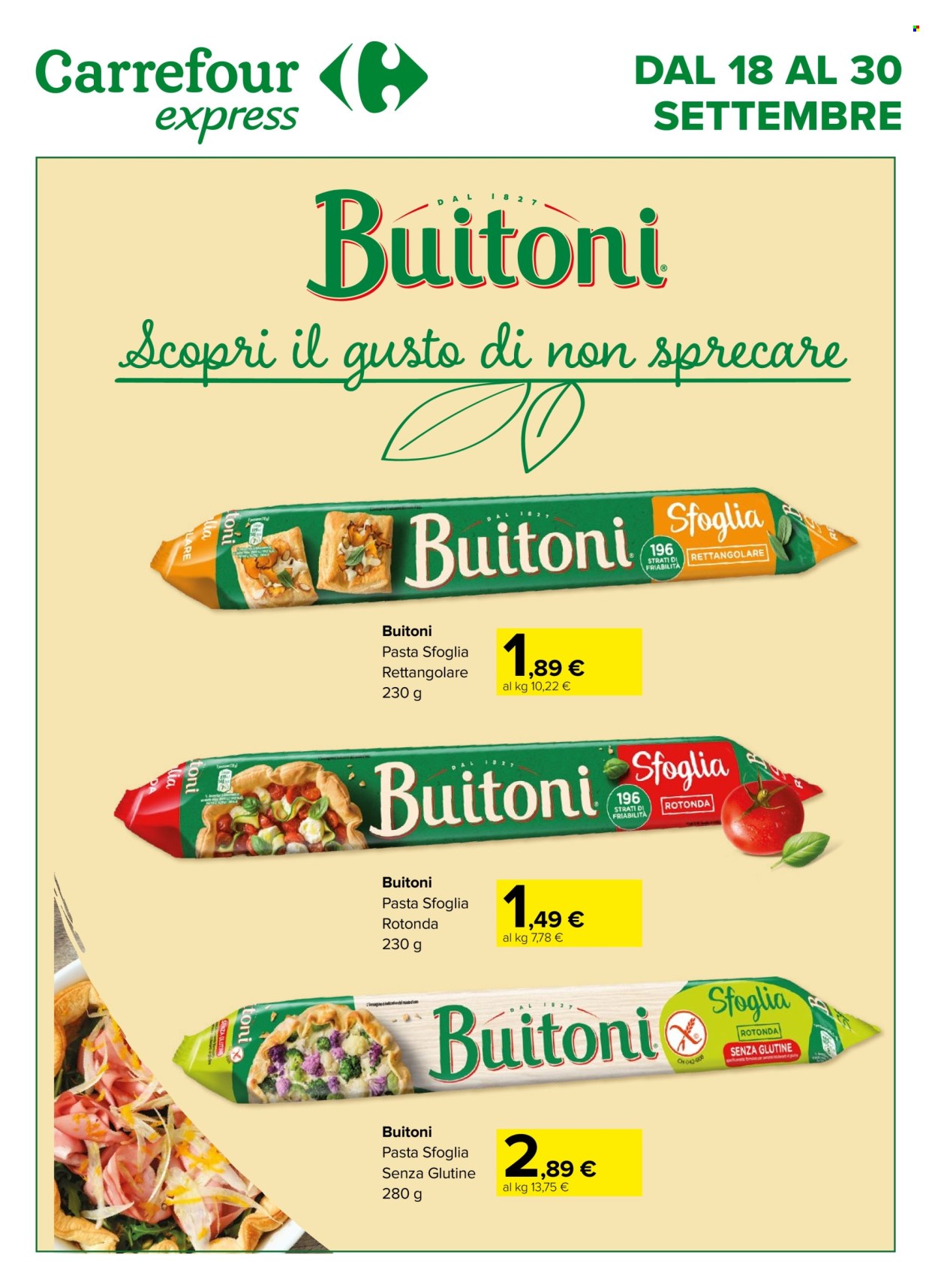 Volantino Carrefour - 18/9/2025 - 30/9/2025. Pagina 1