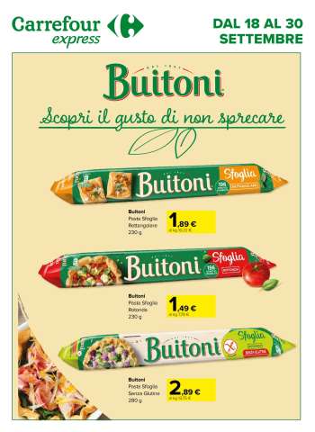 Volantino Carrefour - 18/9/2025 - 30/9/2025.