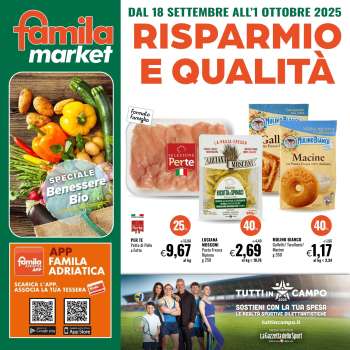 Volantino Famila - 18/9/2025 - 1/10/2025.