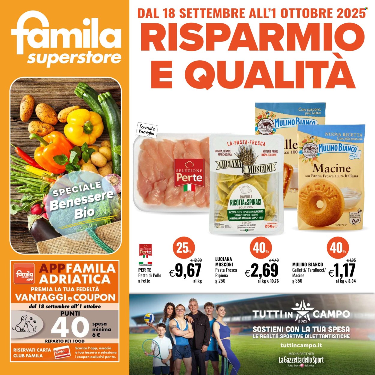 Volantino Famila - 18/9/2025 - 1/10/2025. Pagina 1