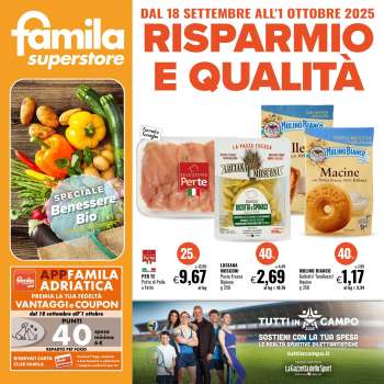 Volantino Famila - 18/9/2025 - 1/10/2025.