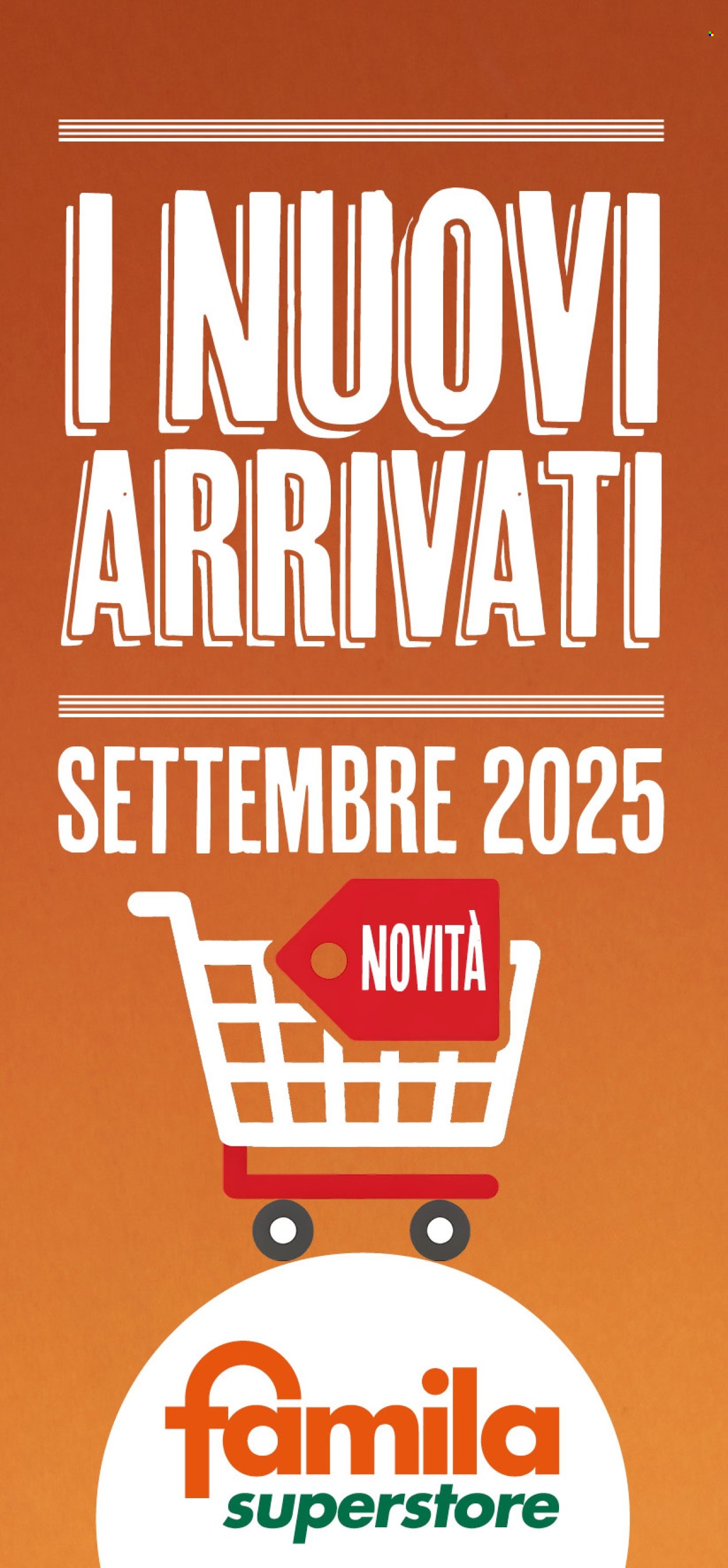 Volantino Famila - 15/9/2025 - 28/9/2025. Pagina 1