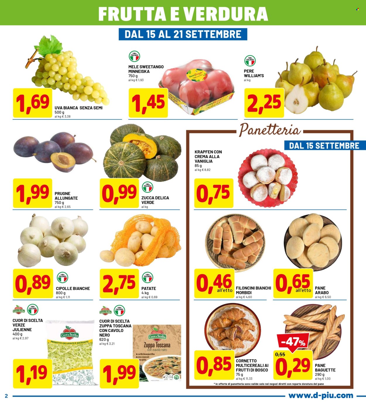 Volantino Dpiù - 15/9/2025 - 1/10/2025. Pagina 2