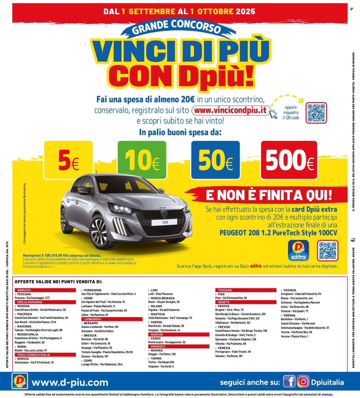 Volantino Dpiù - 15/9/2025 - 1/10/2025. Pagina 20