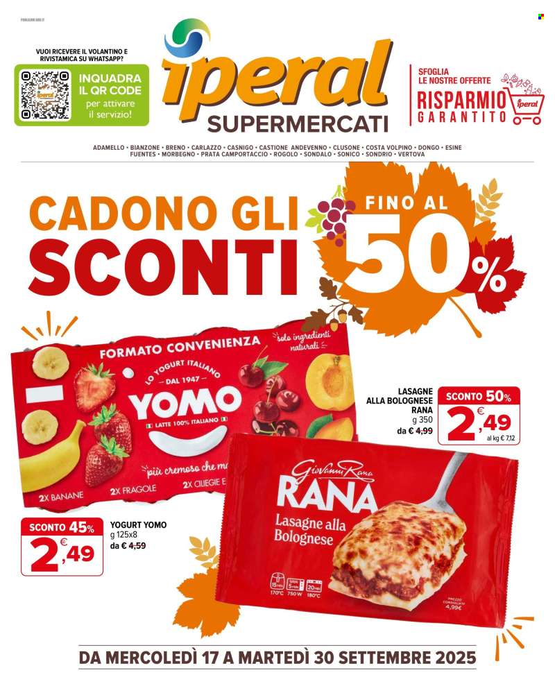 Volantino Iperal - 17/9/2025 - 30/9/2025.
