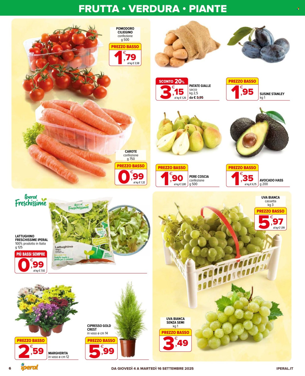 Volantino Iperal - 4/9/2025 - 16/9/2025. Pagina 6