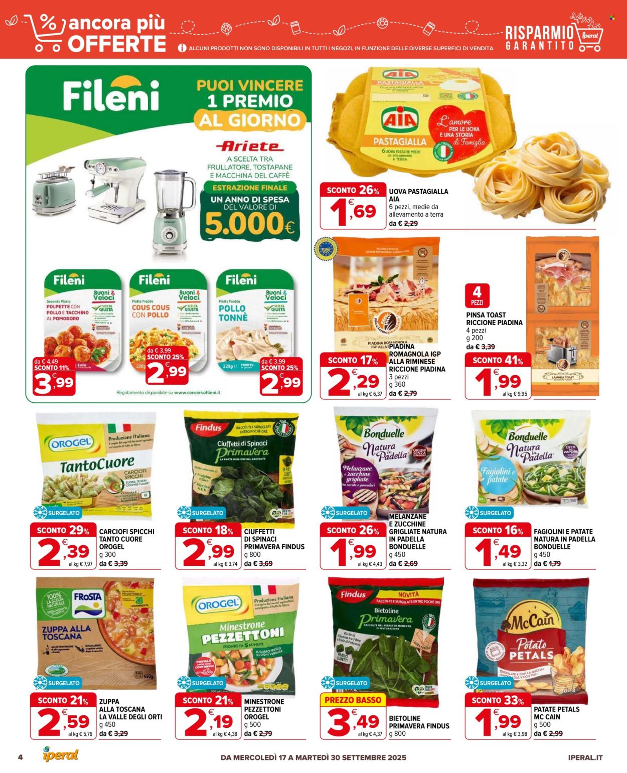 Volantino Iperal - 17/9/2025 - 30/9/2025. Pagina 4