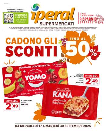 Volantino Iperal - 17/9/2025 - 30/9/2025.