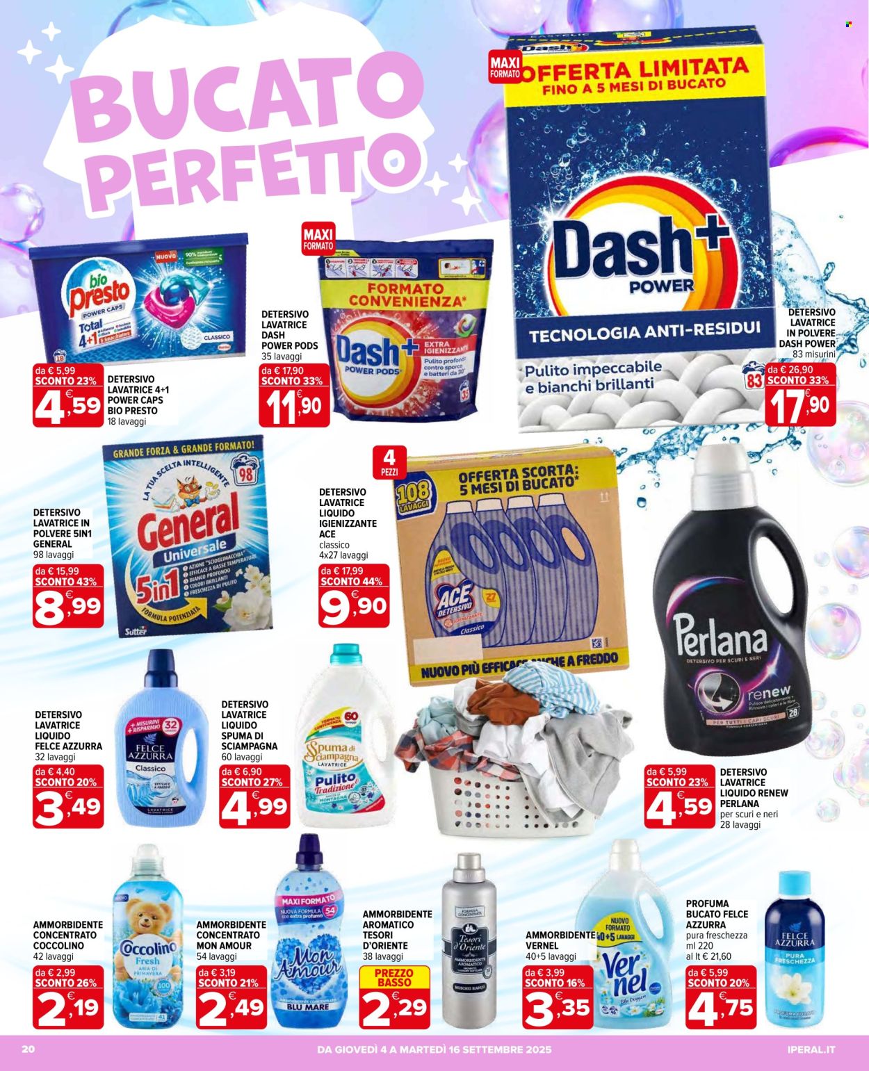 Volantino Iperal - 4/9/2025 - 16/9/2025. Pagina 20