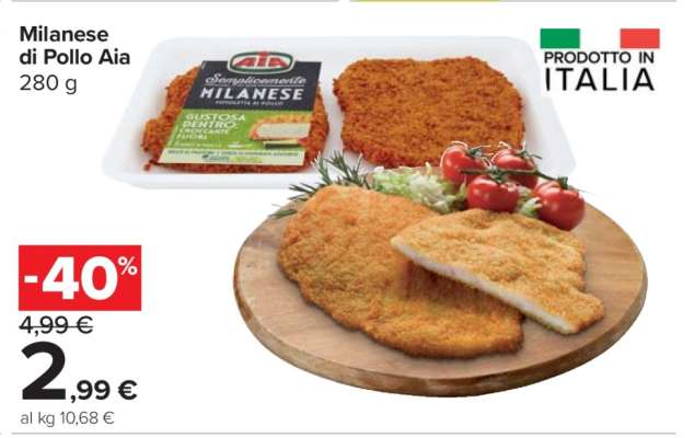 Milanese di Pollo Aia