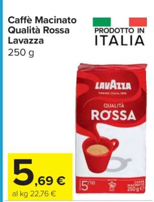Caffè Macinato Qualità Rossa Lavazza