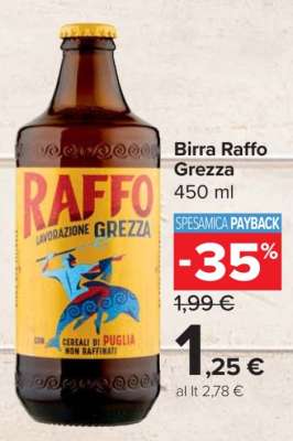 Birra Raffo grezza