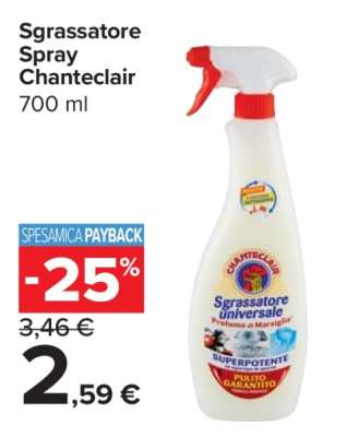 Sgrassatore Spray Chanteclair