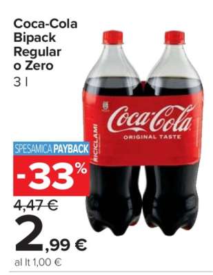 Coca Cola Bipack Regular o Zero