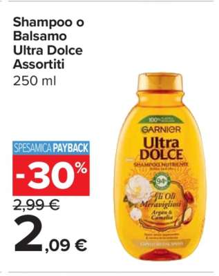 Shampoo o Balsamo Ultra Dolce Assortiti