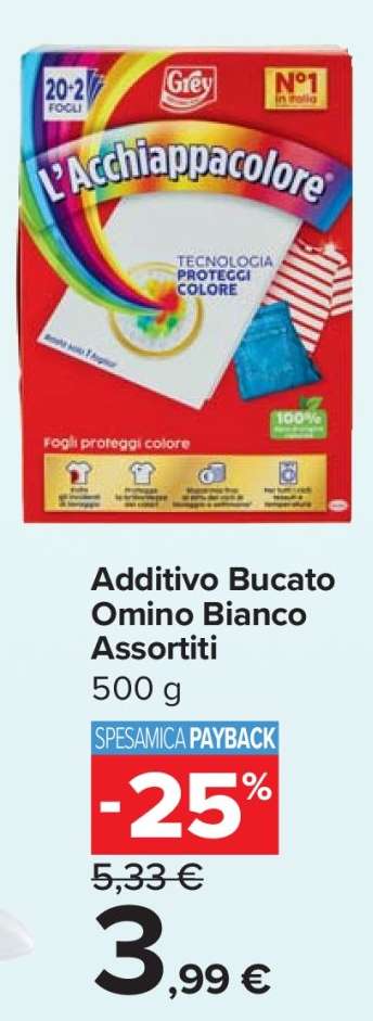 Additivo Bucato Omino Bianco Assortiti