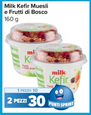 Milk Kefir Muesli e Frutti di Bosco