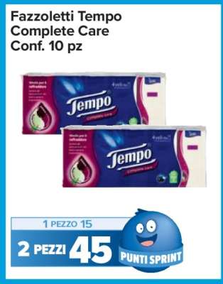 Fazzoletti Tempo Complete Care