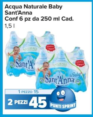 Acqua Naturale Baby Sant’Anna