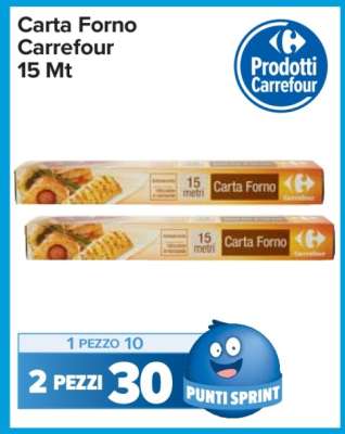 Carta Forno Carrefour 15 Mt