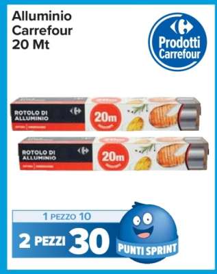 Alluminio Carrefour 20 Mt