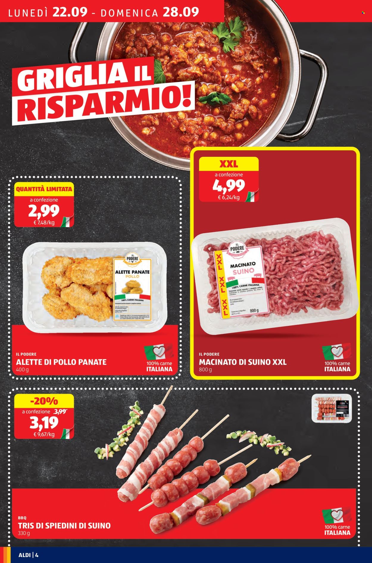 Volantino Aldi - 22/9/2025 - 28/9/2025. Pagina 4