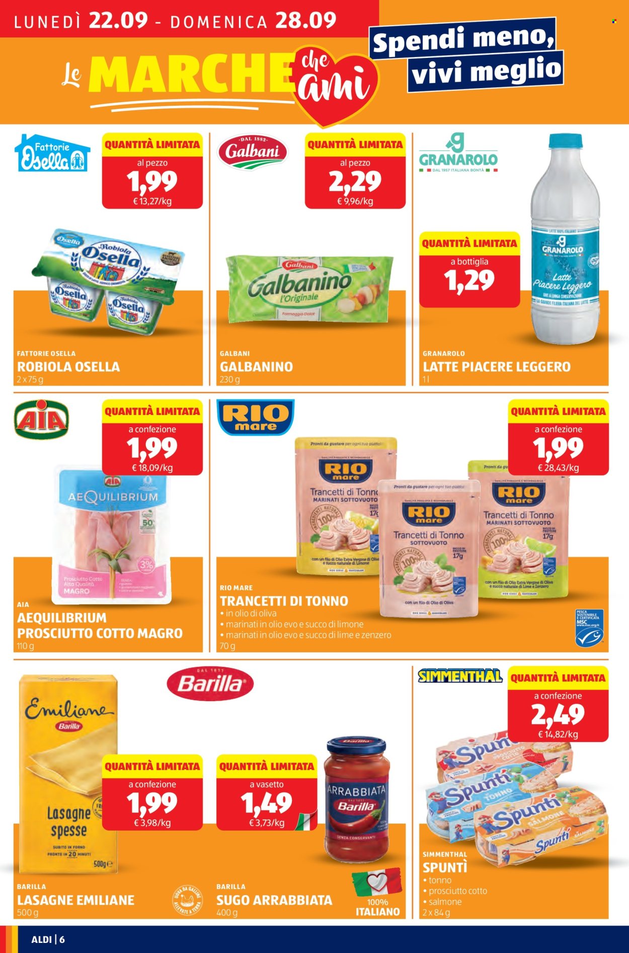 Volantino Aldi - 22/9/2025 - 28/9/2025. Pagina 6