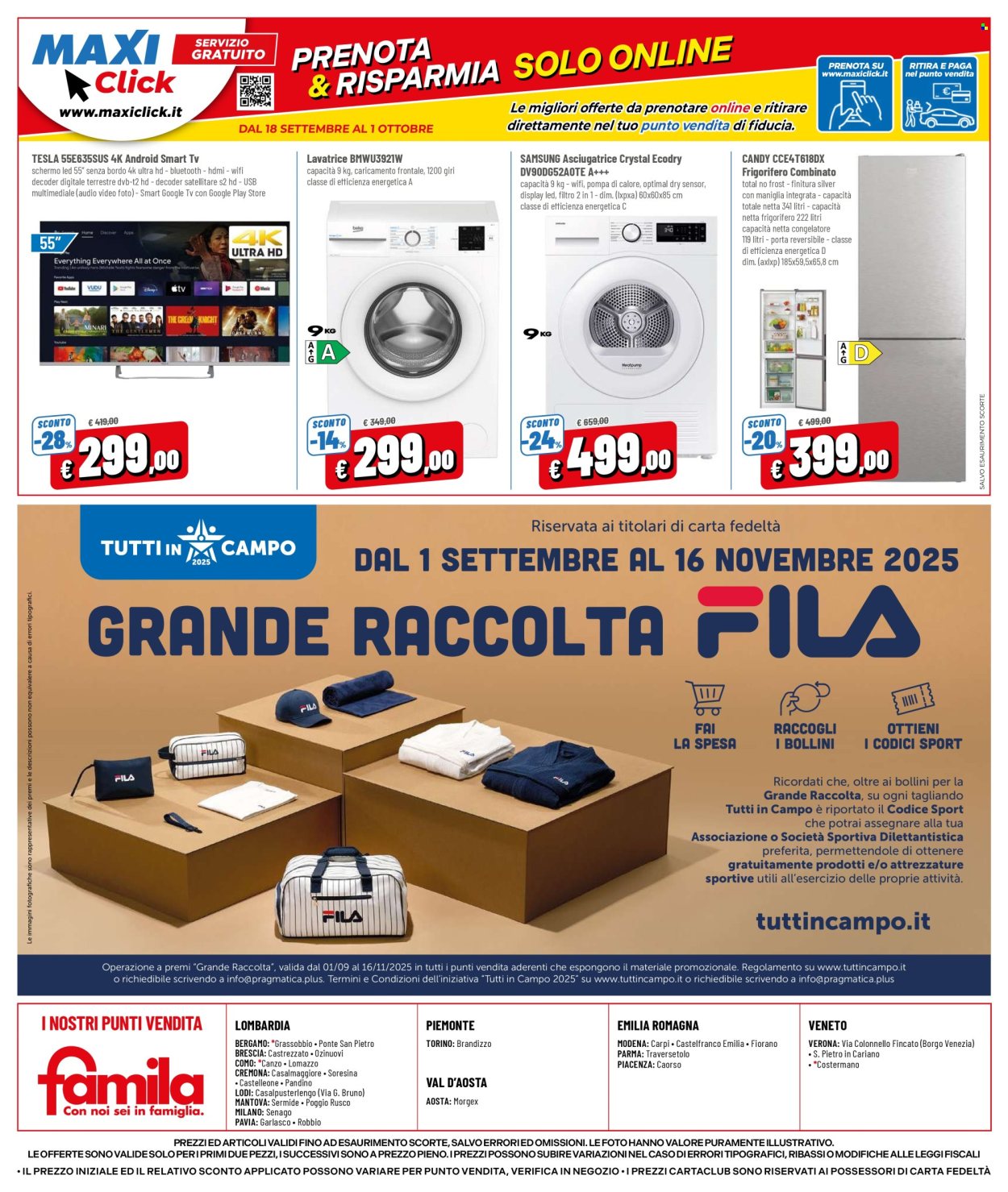 Volantino Famila - 18/9/2025 - 1/10/2025. Pagina 24