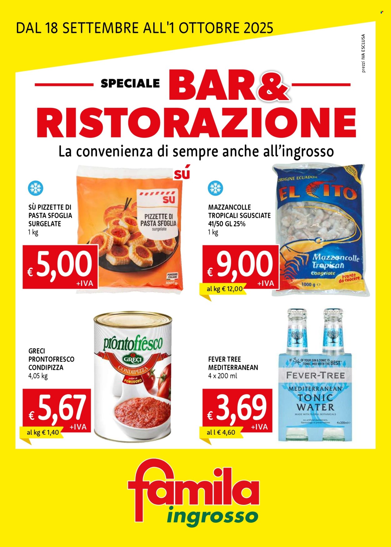 Volantino Famila - 18/9/2025 - 1/10/2025. Pagina 1
