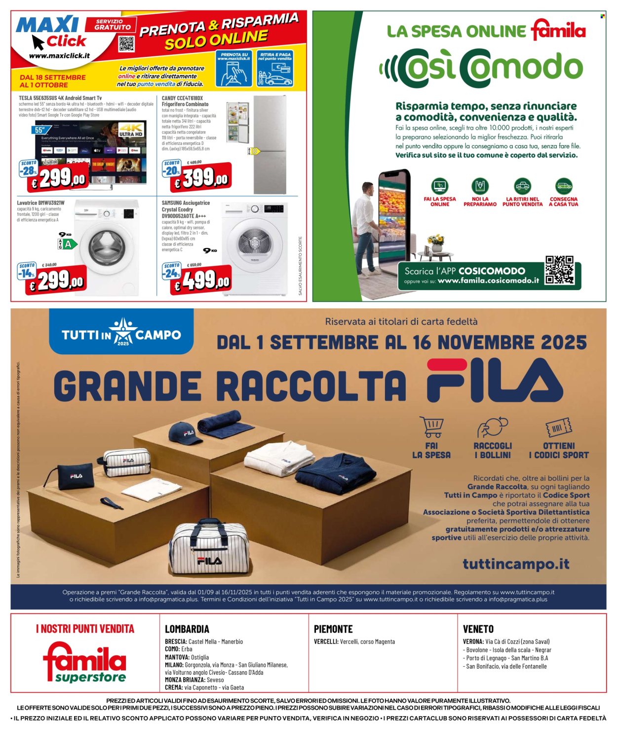 Volantino Famila - 18/9/2025 - 1/10/2025. Pagina 24