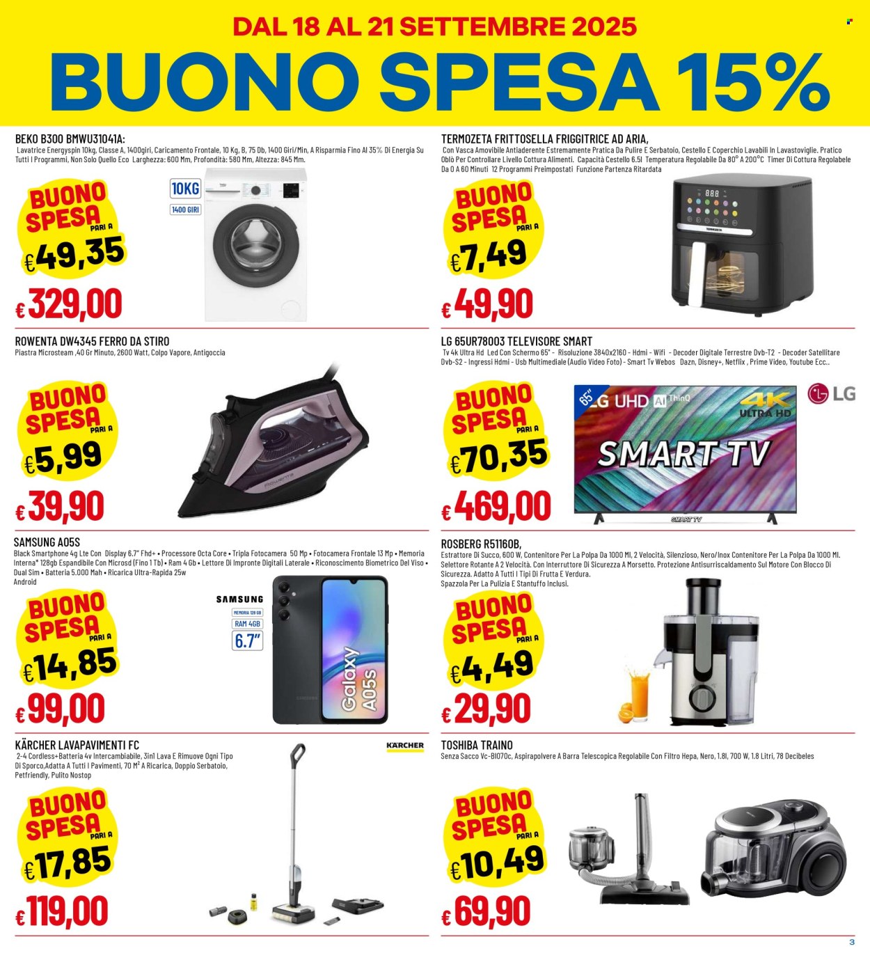 Volantino Famila - 18/9/2025 - 21/9/2025. Pagina 3