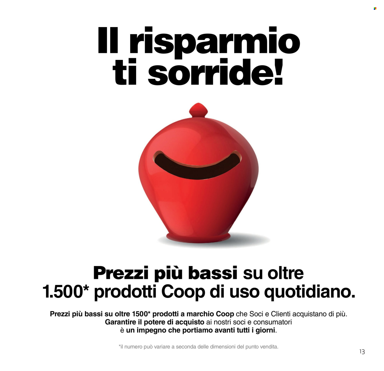 Volantino Coop - 11/9/2025 - 24/9/2025. Pagina 13