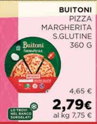 BUITONI PIZZA MARGHERITA S.GLUTINE 360 G