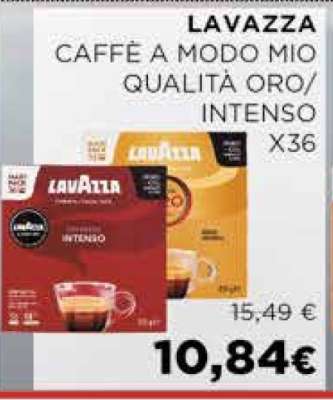 LAVAZZA CAFFÈ A MODO MIO QUALITÀ ORO/INTENSO X36