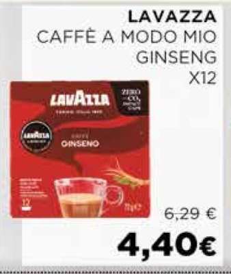 LAVAZZA CAFFÉ A MODO MIO GINSENG X12
