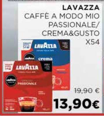LAVAZZA CAFFÈ A MODO MIO PASSIONALE/CREMA&GUSTO X54