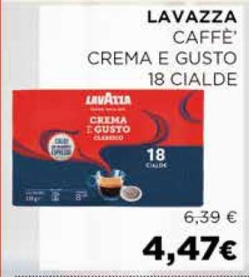 LAVAZZA CAFFÈ CREMA E GUSTO 18 CIALDE