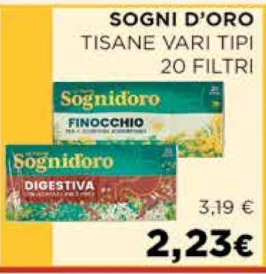 SOGNI D'ORO TISANE VARI TIPI