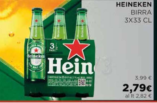 HEINEKEN BIRRA 3X33 CL