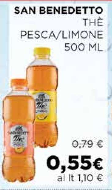 SAN BENEDETTO THÈ PESCA/LIMONE 500 ML