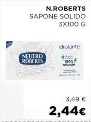 N.ROBERTS SAPONE SOLIDO 3X100 G