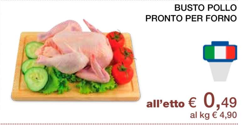 BUSTO POLLO PRONTO PER FORNO