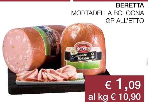 BERETTA MORTADELLA BOLOGNA IGP ALL’ETTO