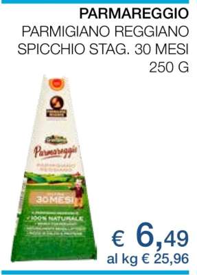 PARMAREGGIO PARMIGIANO REGGIANO SPICCHIO STAG. 30 MESI