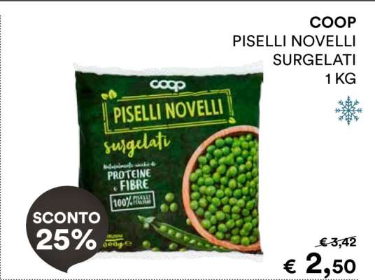 COOP PISELLI NOVELLI SURGELATI