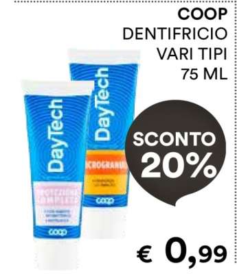 COOP DENTIFRICIO VARI TIPI