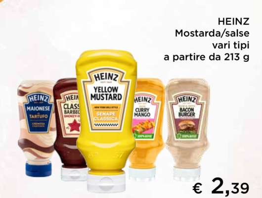 HEINZ Mostarda/salse