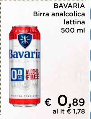 BAVARIA Birra analcolica lattina 500 ml
